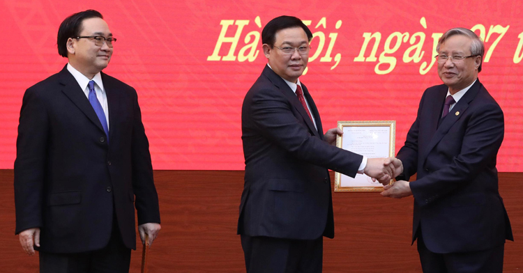 Phó thủ tướng Vương Đình Huệ làm Bí thư Thành ủy Hà Nội