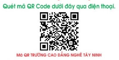 Thông báo V/v đăng ký và thực hiện điểm kiểm dịch quét mã QRCode khai báo y tế tại trường Cao đẳng nghề Tây Ninh