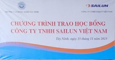 Chương trình trao học bổng của Công ty TNHH SAILUN VIỆT NAM năm 2023