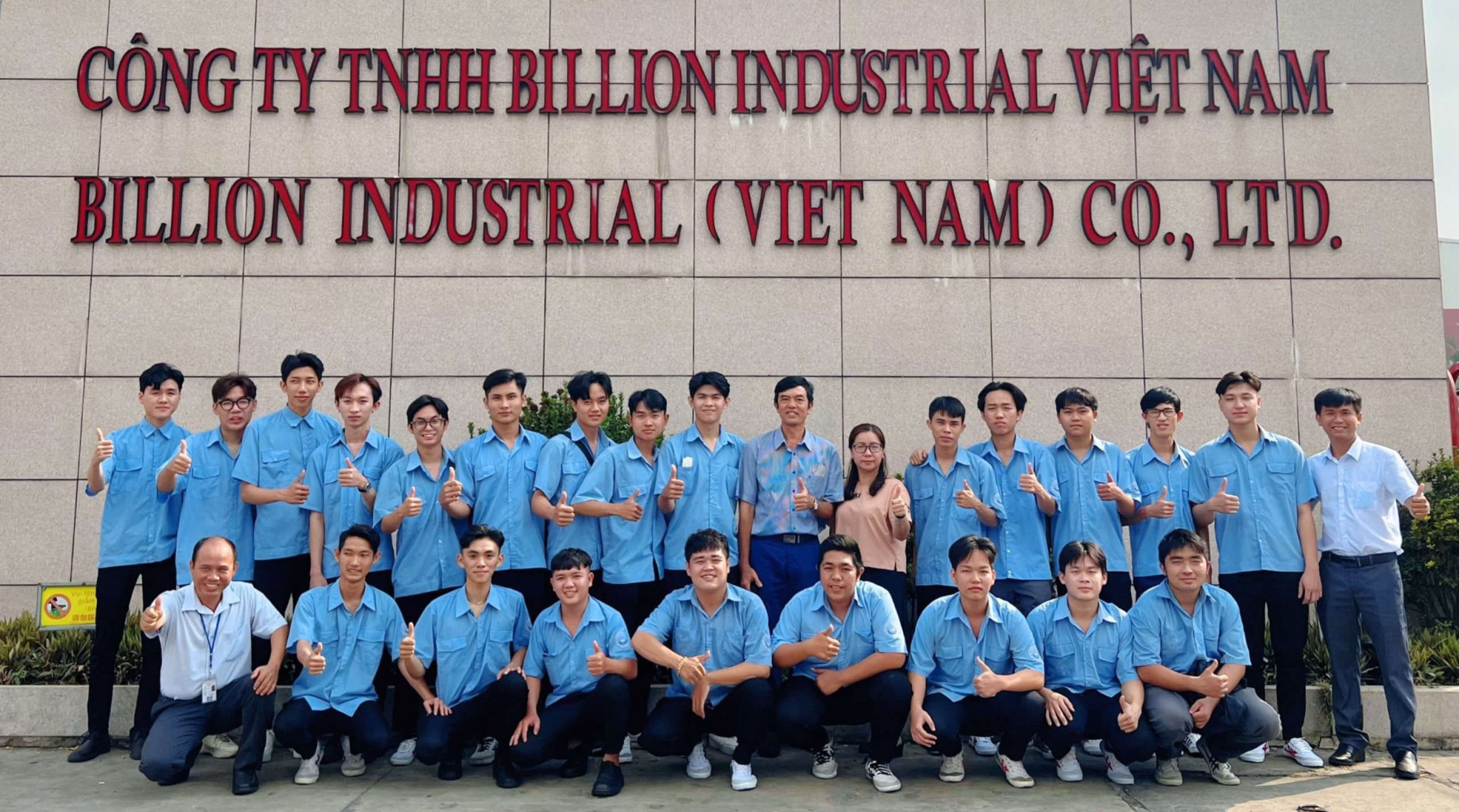 Sinh viên Trường Cao đẳng nghề Tây Ninh - Thực tập tại Công ty năm học 2023-2024